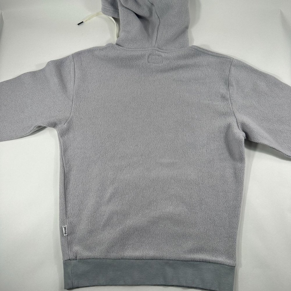 FEAT Adults Blanket Blend Hoodie Sz S Gray Soft Pullover Lounging - Picture 9 of 12